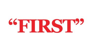 First