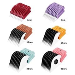 Heiniger 6 Parça Paslanmaz Çelik Tarak Seti