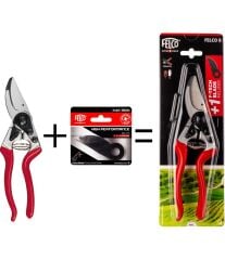 Felco 8 Budama Makası ve F-Tech 7/3 Yedek Bıçaklı Özel Seri