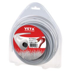 Veta 3.5mm Çelik Telli Misina Yuvarlak 24 Metre